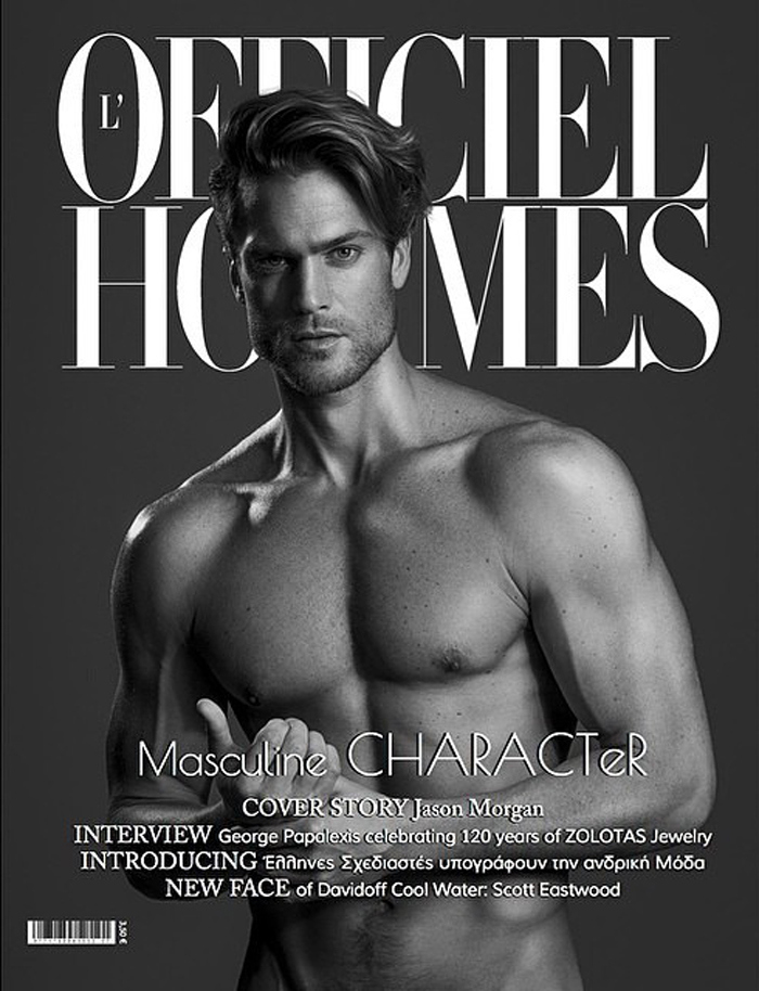 Jason Morgan LOfficiel Hommes Hellas 2015 Cover