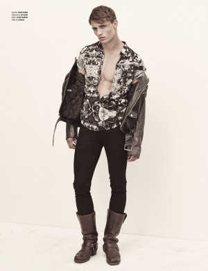 Julian Schneyder Models Cowboy Style in For Boy Fashion Editorial – The ...
