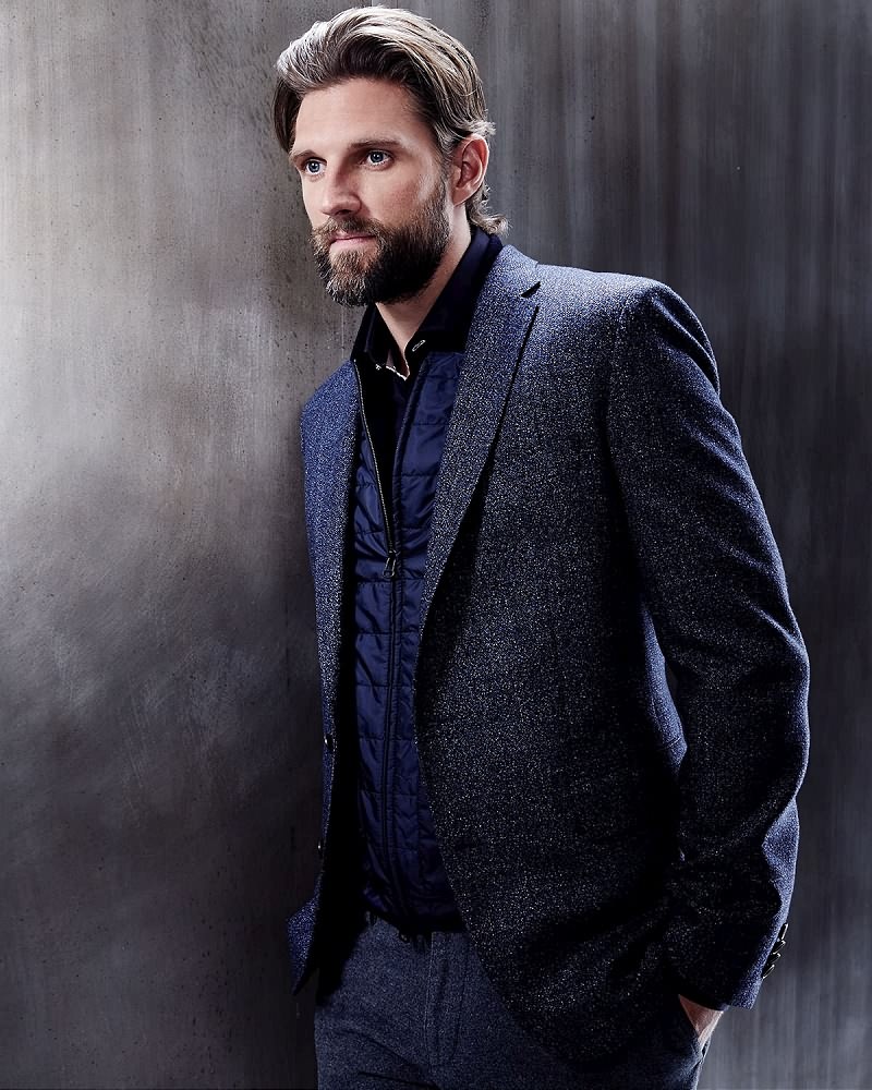 RJ Rogenski Models Sleek BOSS by Hugo Boss Suits – The Fashionisto