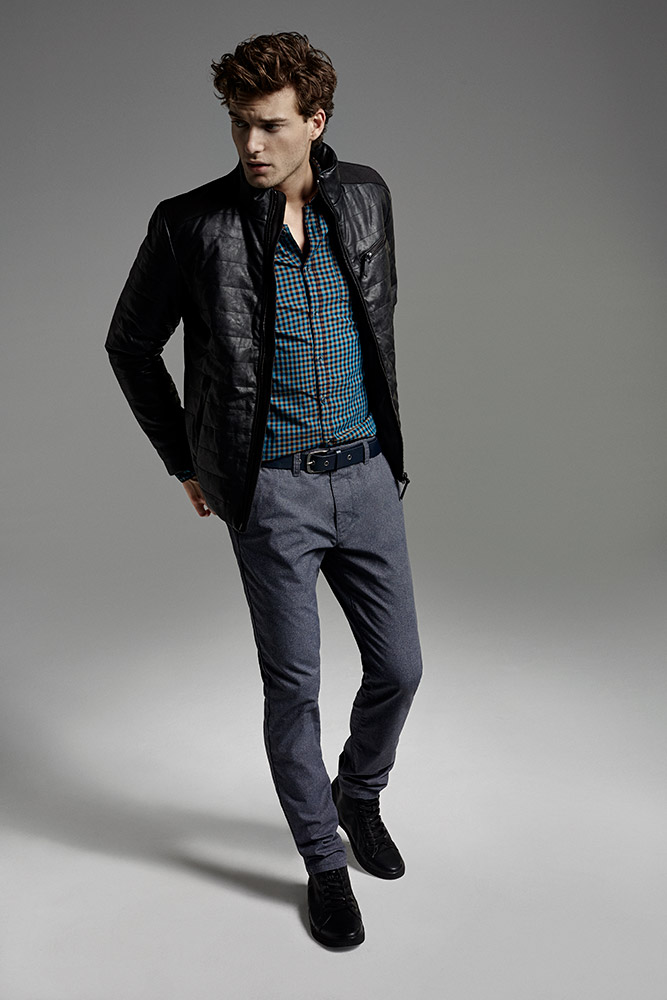 Nikola Jovanovic Models Casual Fashions for Reserved Fall 2015