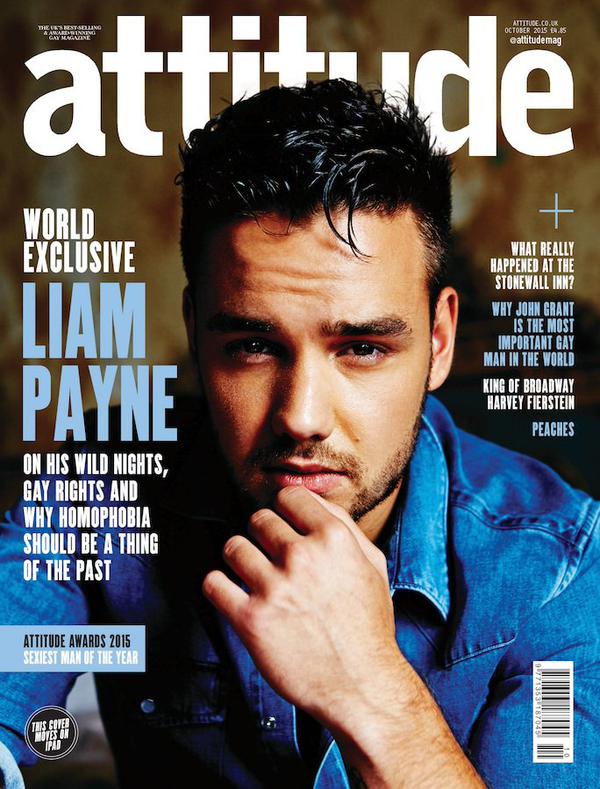 Liam Payne Covers October 2015 Attitude – The Fashionisto
