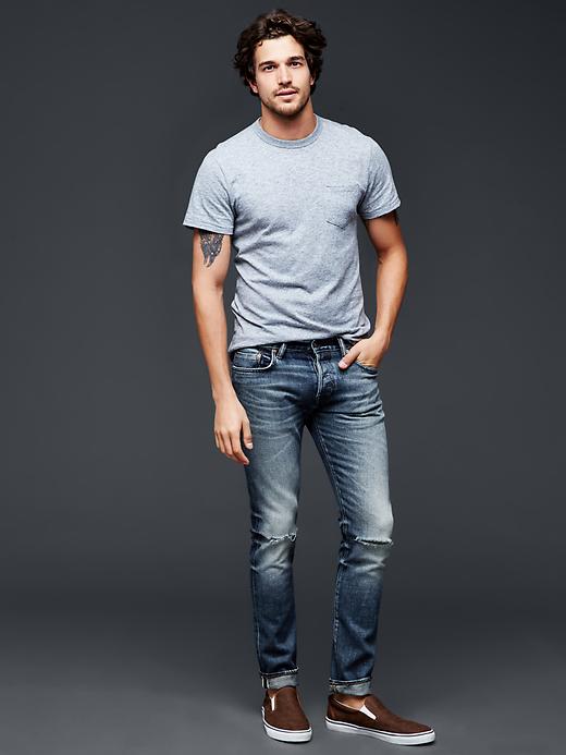 selvedge skinny jeans mens