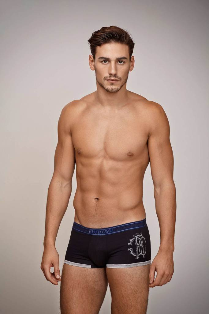 Mariano Ontañon Models Roberto Cavalli's 2015 Underwear Collection – The Fashionisto