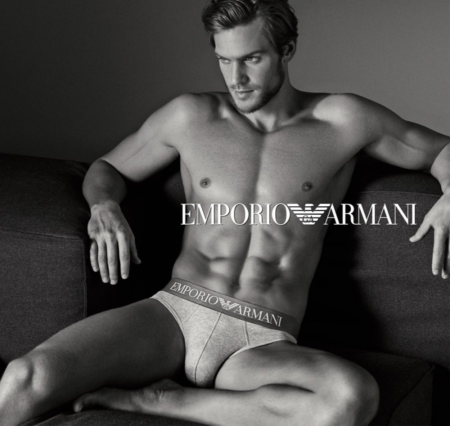 Jason Morgan Fronts 2015 Emporio Armani Underwear Campaign 