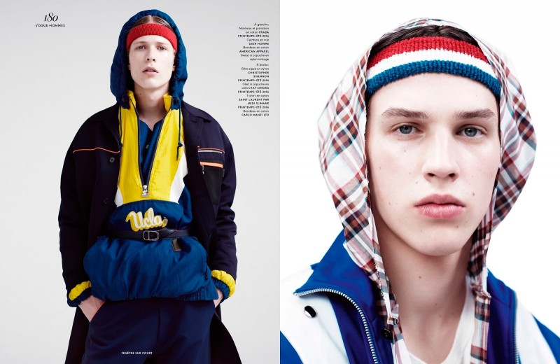 Fenêtre sur Court: Willy Vanderperre Goes Sporty for Vogue Hommes – The  Fashionisto