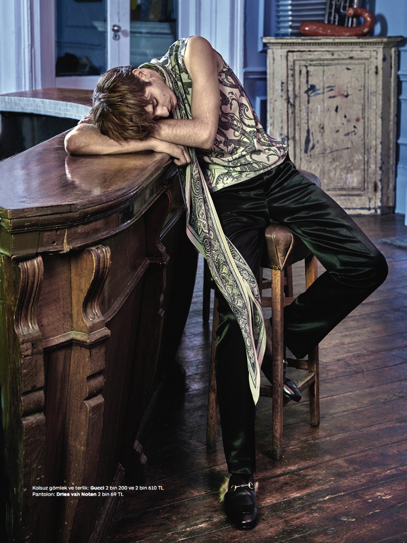 Gq Turkey Ben Allen Models Pajama Inspired Styles The Fashionisto