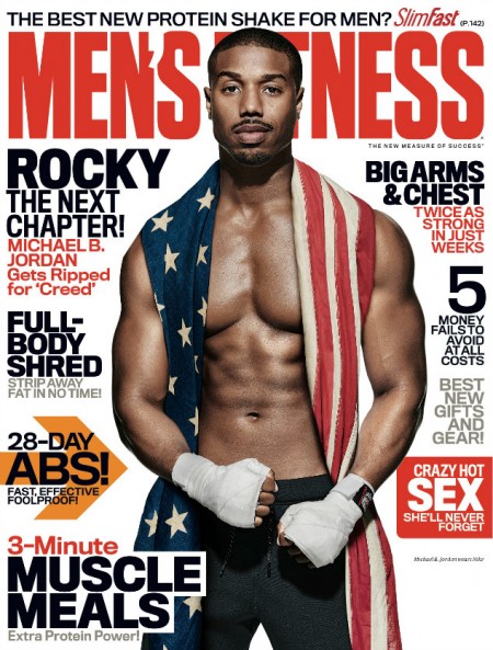 Michael B Jordan 2015 Mens Fitness Cover