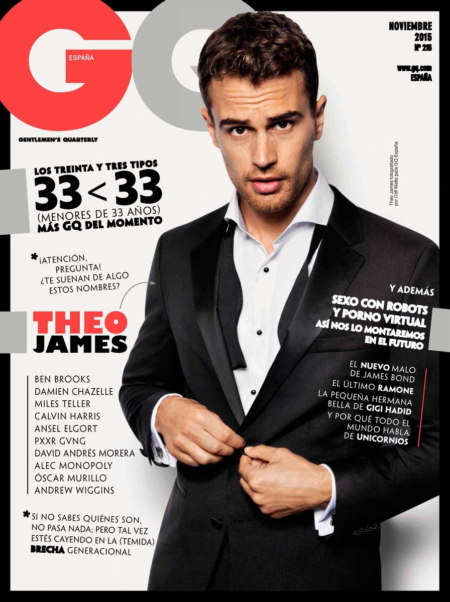 Theo James 2015 GQ Espana Cover