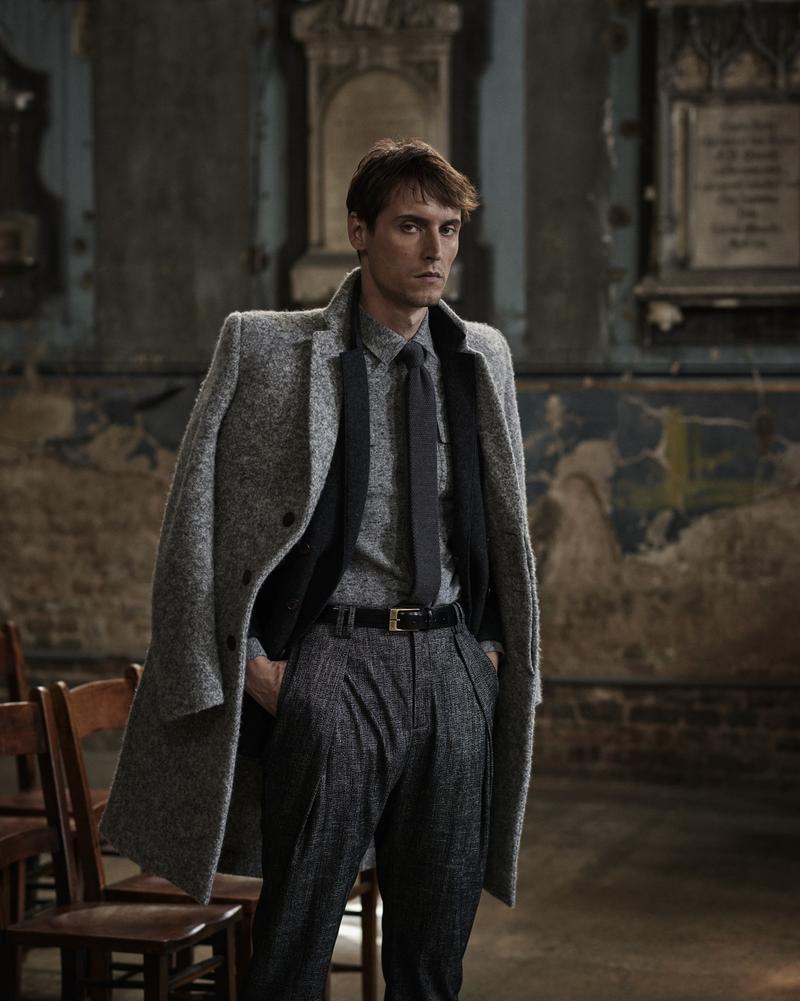 Shades of Grey: Sebastien Andrieu Models Sartorial Menswear to Kill ...