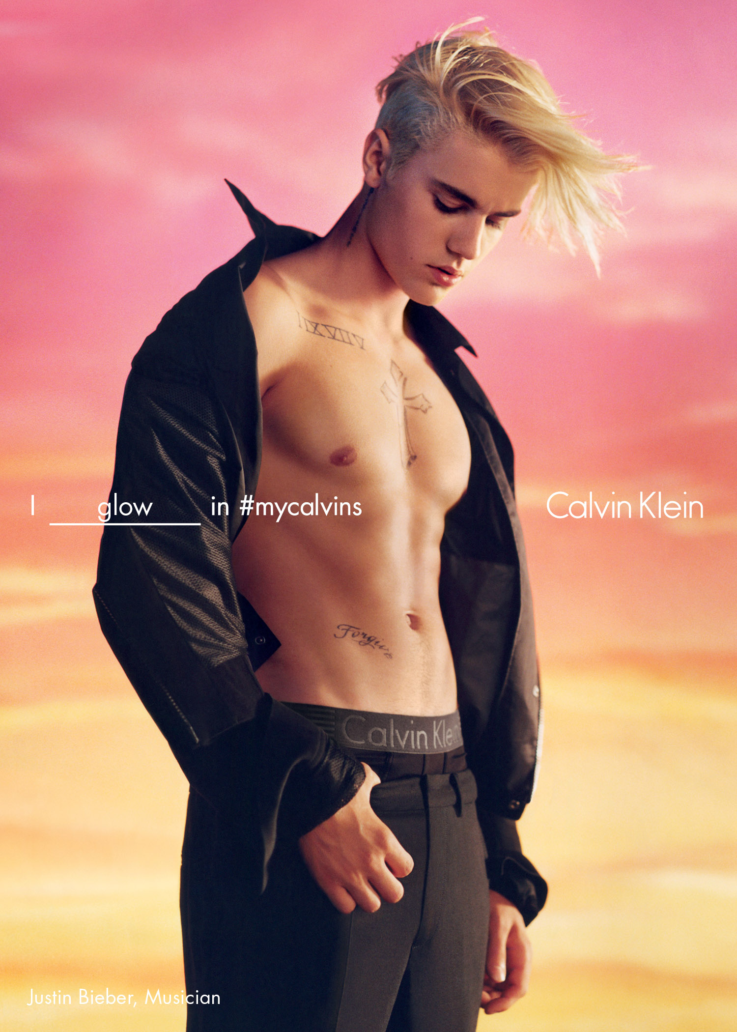 Justin Bieber, Kendrick Lamar + for Calvin Klein 2016 Campaign