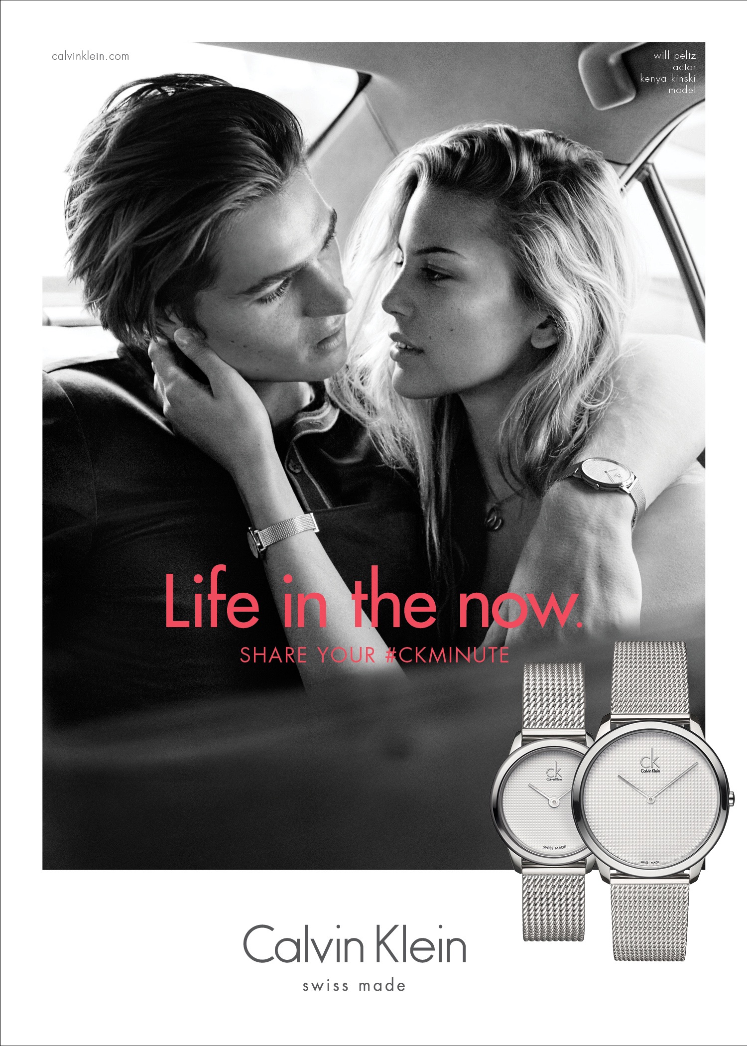 Calvin Klein Watches 2016 Campaign Will Peltz Kenya Kinski