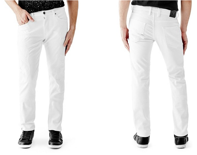 mens white jeans canada