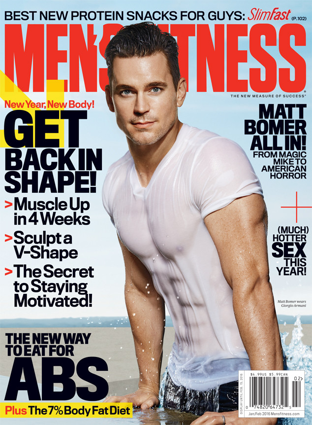 Matt Bomer Rocks Wet T-Shirt for Men's Fitness Cover, Talks Growing Up with Guns – The Fashionisto