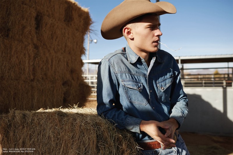 Western Style: Bo Develius Embraces Cowboy Fashions for SummerWinter ...