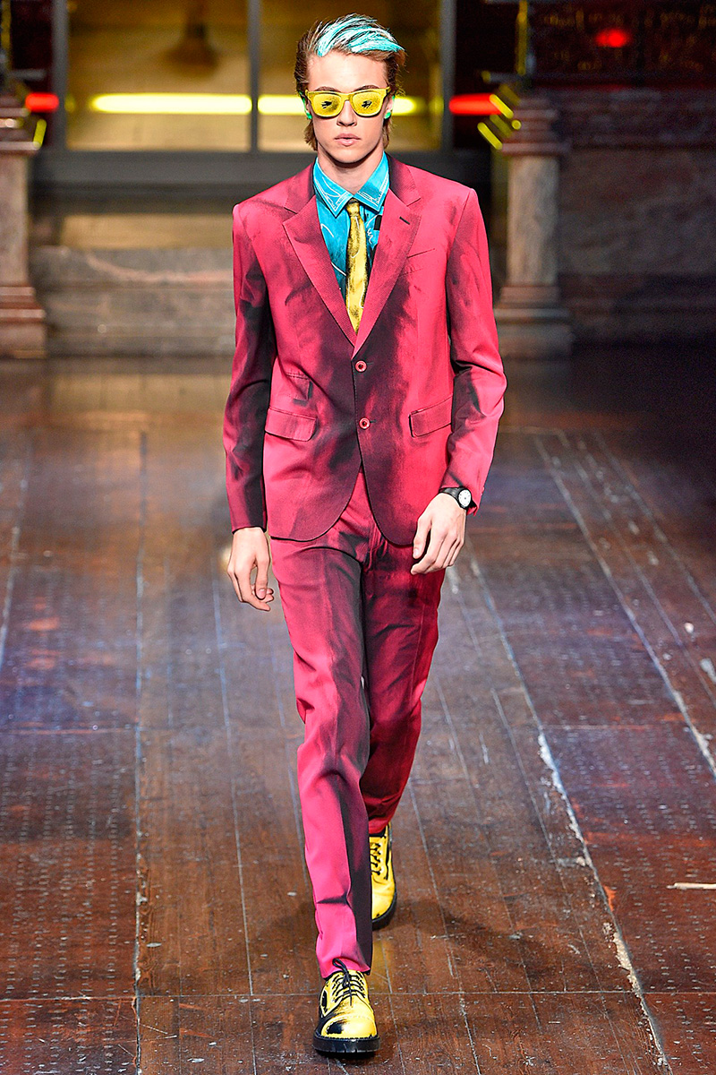 moschino mens suit