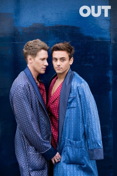 Tom Daley Dustin Lance Black 2016 OUT Photo Shoot 011