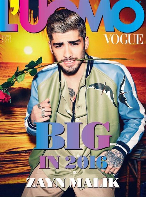 Zayn Malik 2016 LUomo Vogue Cover