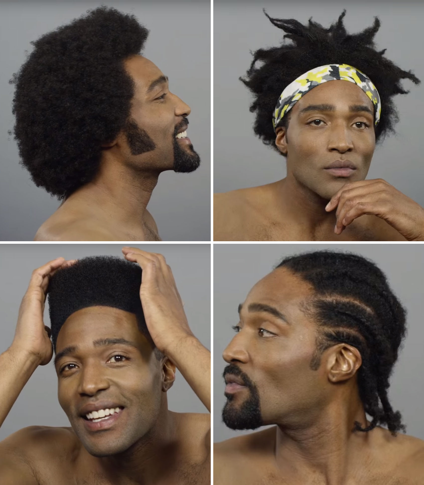 100 Years Of Black Hair Cut Revisits Iconic Men S Hairstyles