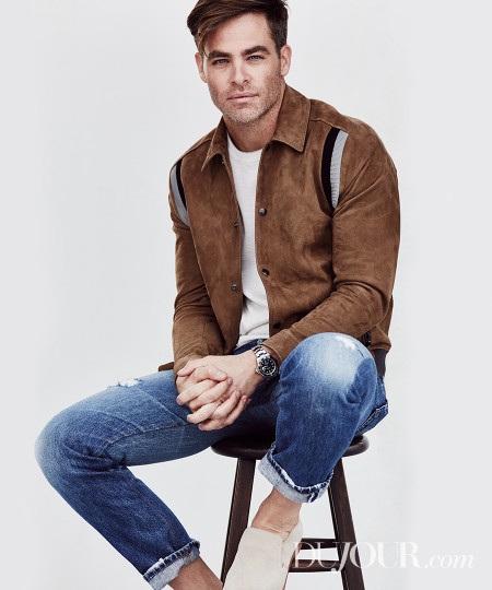 Chris Pine 2016 DuJour Photo Shoot 001