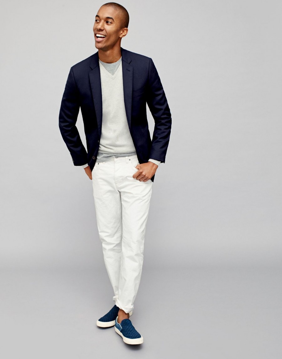 J.Crew Shows How to Style the Navy Blazer