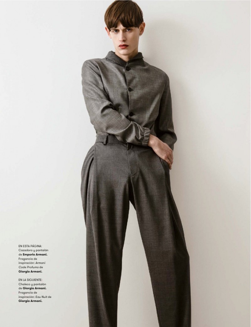 L'Officiel Hommes España Highlights Giorgio Armani's Soft Spring Tailoring  – The Fashionisto