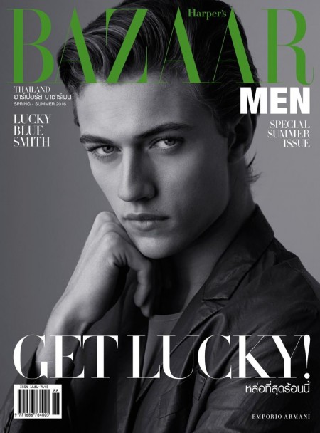 Lucky Blue Smith Snags Spring Cover of Harper's Bazaar Men Thailand ...