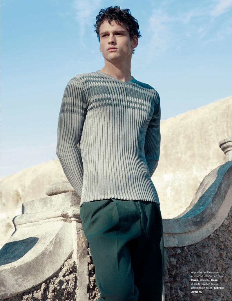 Simon Nessman Models Casual Spring Fashions for Numéro Homme – The ...