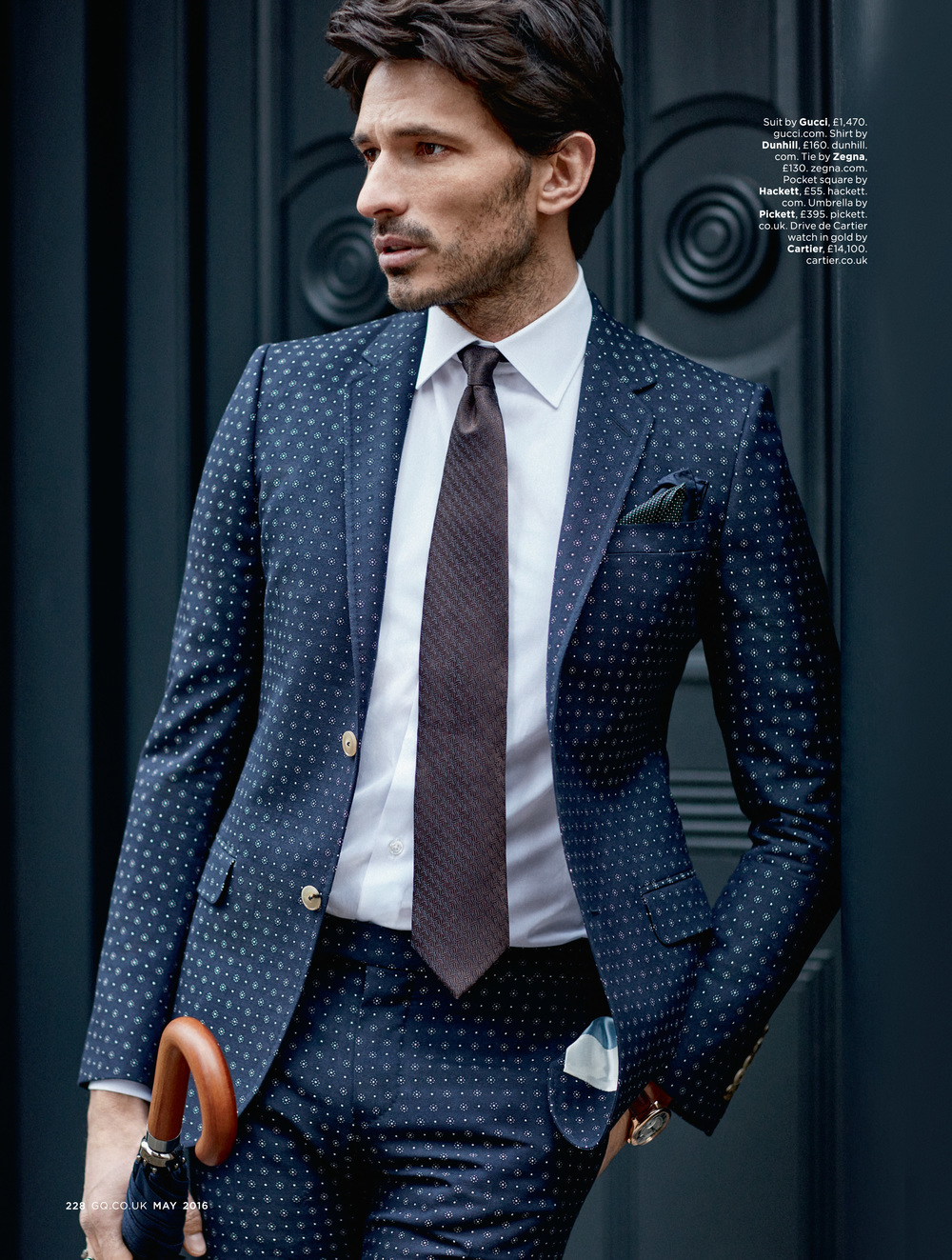 Andres Velencoso Segura Cuts a Sartorial Figure for British GQ – The ...