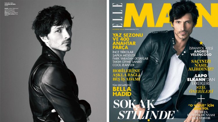 Andres Velencoso Segura 2016 Elle Man Turkey Cover