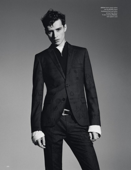 Fraternity Suit: Adrien Sahores & Thibaud Charon for British GQ Style ...