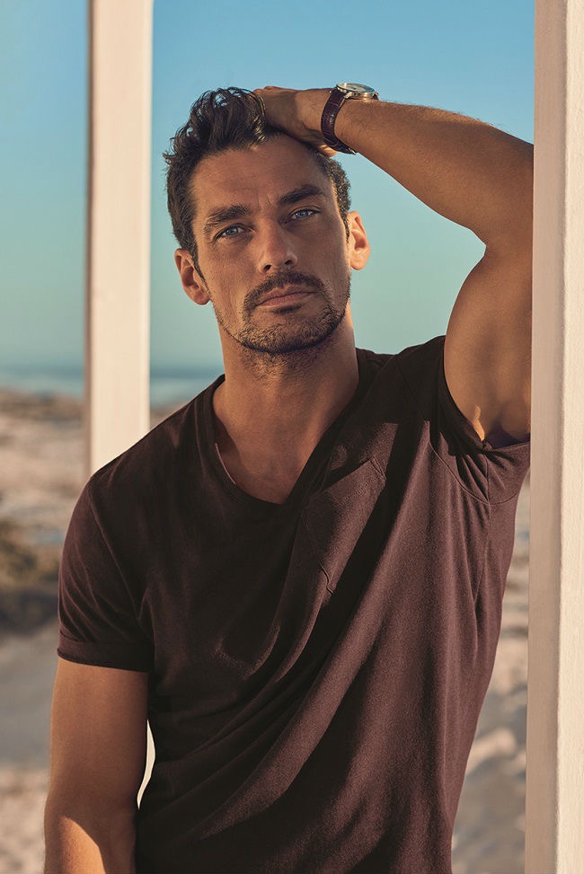 David Gandy Hits the Beach with Marks & Spencer for Autograph ...