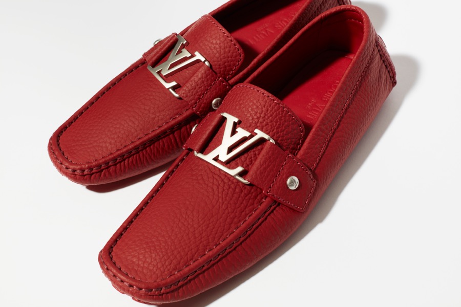 Shop Louis Vuitton Men's Red Loafers & Slip-ons