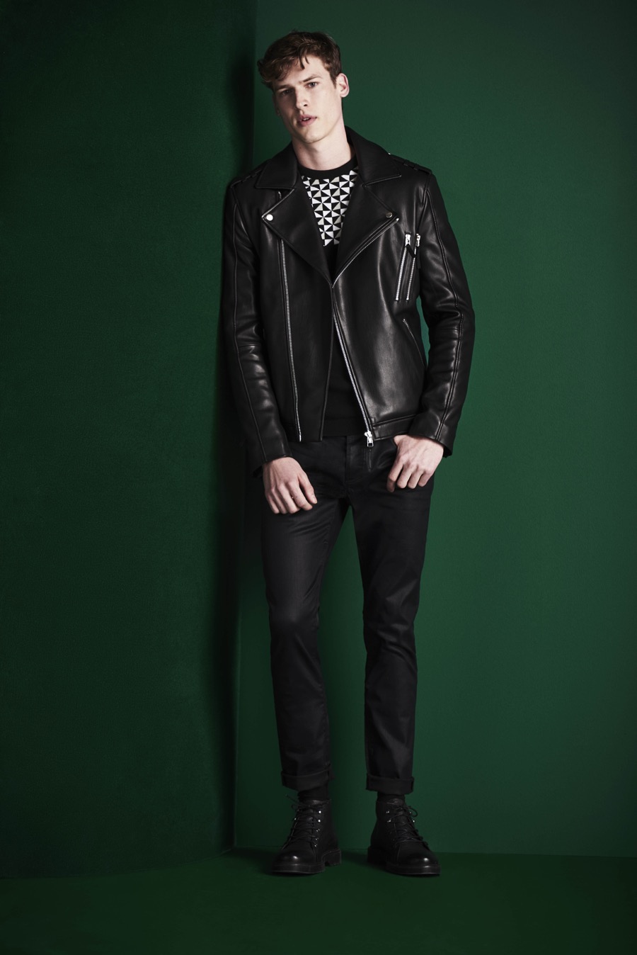 Men's Leather Biker Jackets: Fall/Winter 2016 Styles