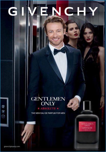 Simon Baker Givenchy Gentleman Only Absolute Fragrance Campaign