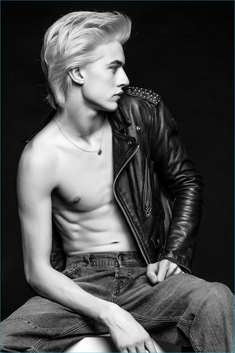 Lucky blue smith side profile