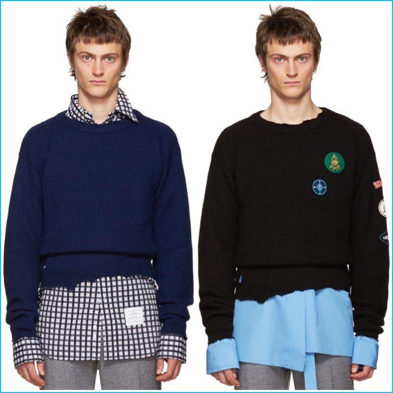 Raf Simons' Destroyed Fall Sweater, Consider Us Obsessed – The Fashionisto