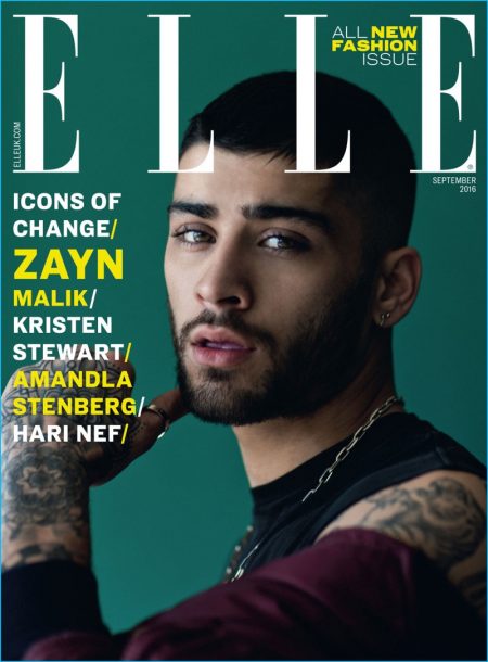 Zayn Malik 2016 Elle UK Cover Photo Shoot