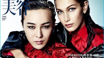 G Dragon Bella Hadid 2016 Vogue ME Cover