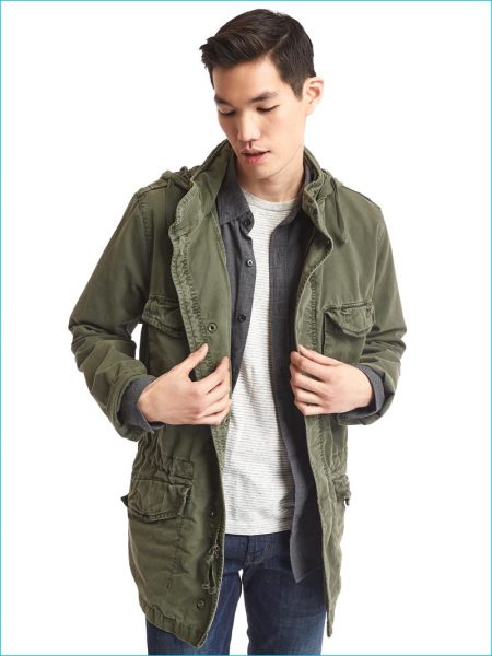 Military Style Trending: Gap Makes a Case for the Fatigue Jacket – The ...