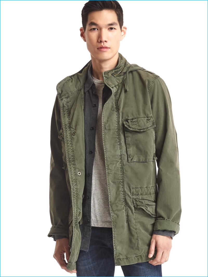 Military Style Trending: Gap Makes a Case for the Fatigue Jacket – The ...