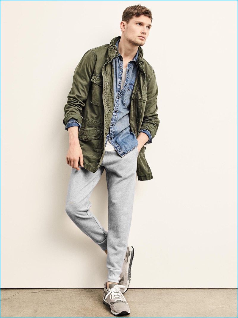 Military Style Trending: Gap Makes a Case for the Fatigue Jacket – The  Fashionisto
