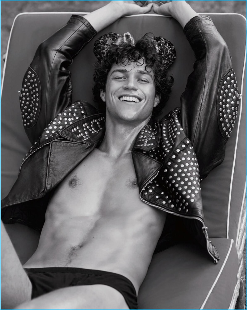 Miles Mcmillan Soaks In The Sun For The Daily Beach Cover Shoot The