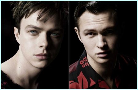 Ansel Elgort Dane DeHaan 2016 Prada L'Homme Fragrance Campaign