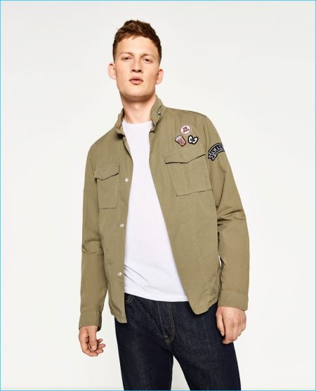 Zara Man 2016 Fall Military Styles