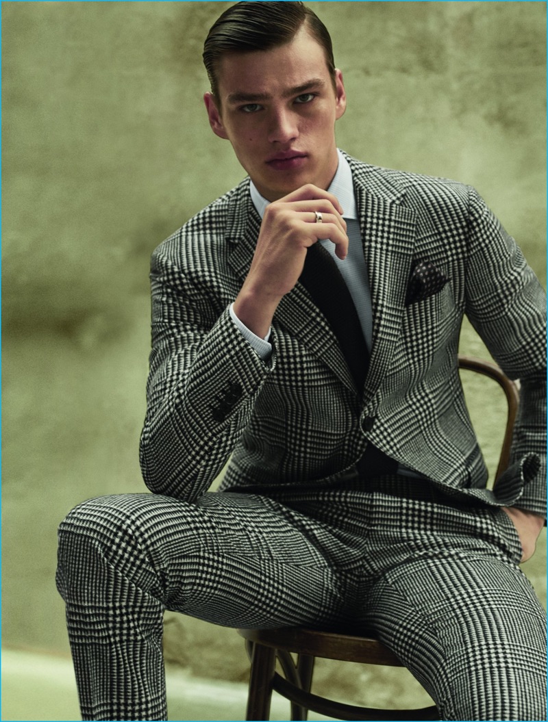Filip Hrivnak Means Business in Sharp Suits for Codigo Unico – The ...