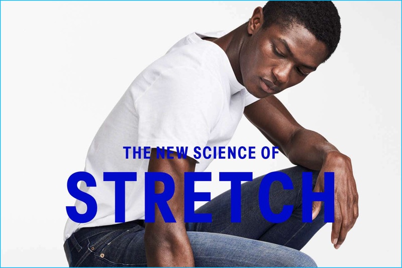 tech stretch skinny jeans
