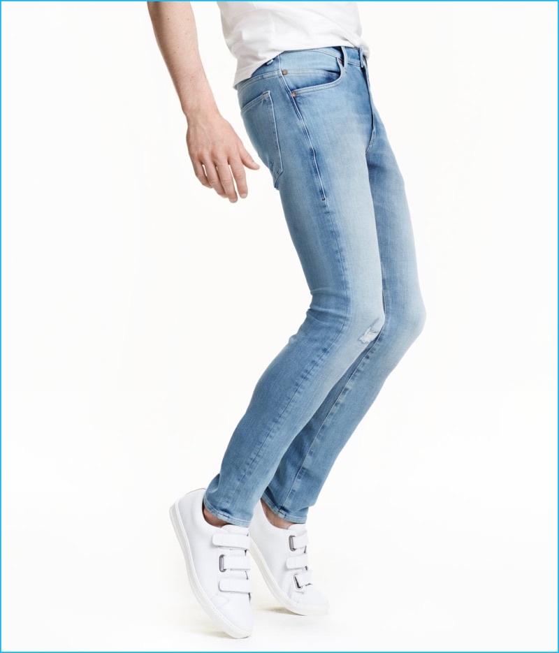 h&m mens stretch jeans