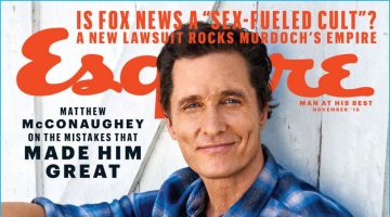 Matthew McConaughey 2016 Esquire Cover