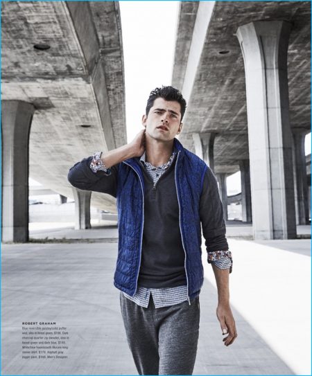 Life is a Highway: Sean O'Pry Rocks Sportswear for Bloomingdale's – The ...