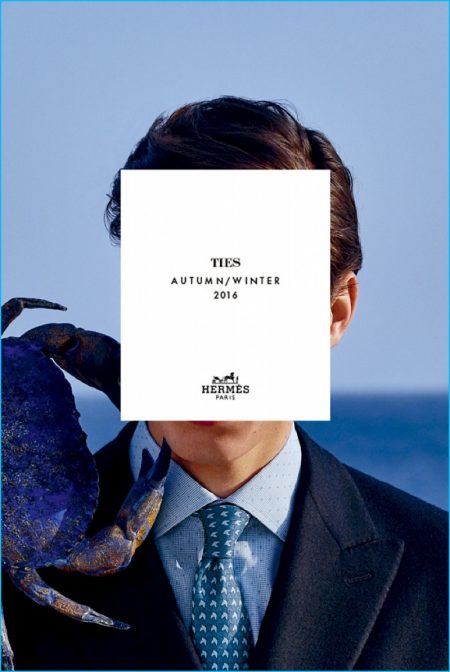 Hermès Fall/Winter 2016 Men's Cravates Lookbook
